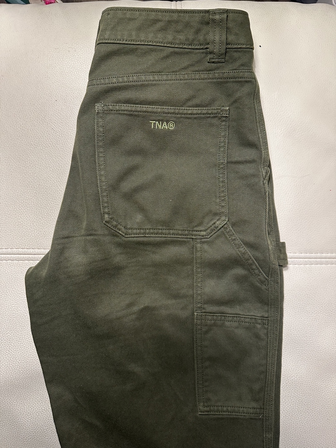 TNA® Olive Green Carpenter Pants - Size 2