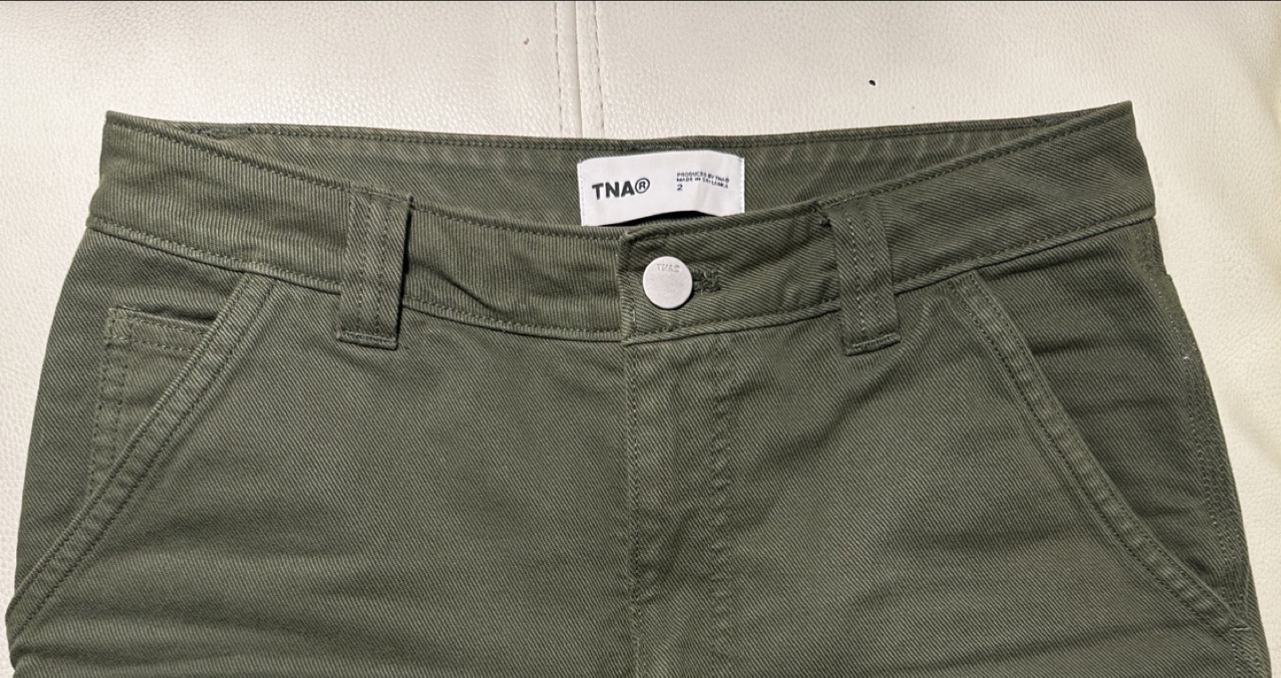 TNA® Olive Green Carpenter Pants - Size 2 - photo 3