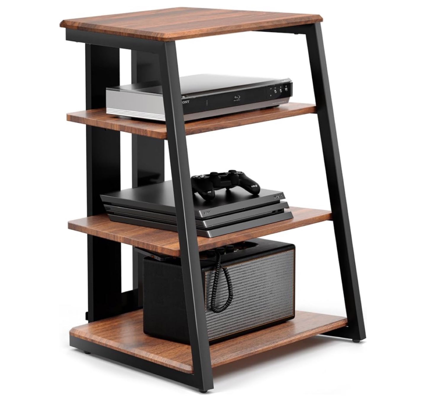 Modern 4-Tier Entertainment Center Stand
