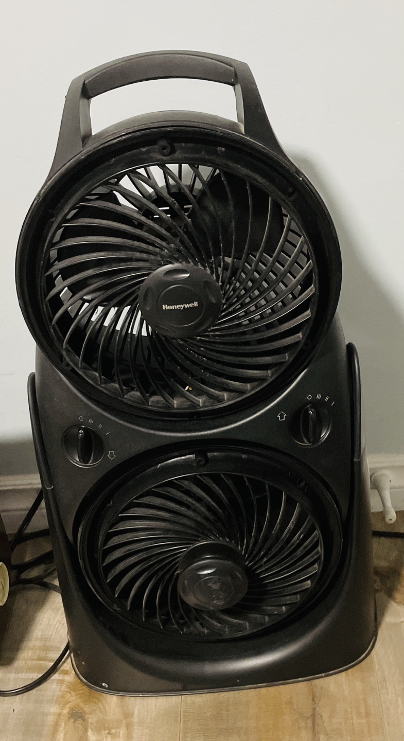 Two Fans for Sale - Honeywell Dual Fan & Standard Pedestal Fan