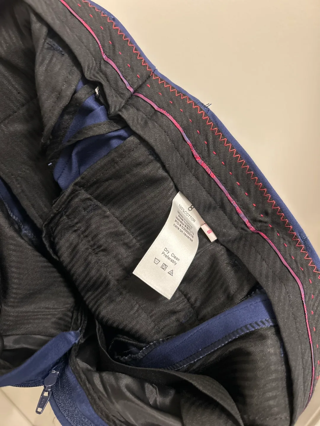 Isaac Mizrahi Boys' Navy Blazer, Size 8 image indicator(7)