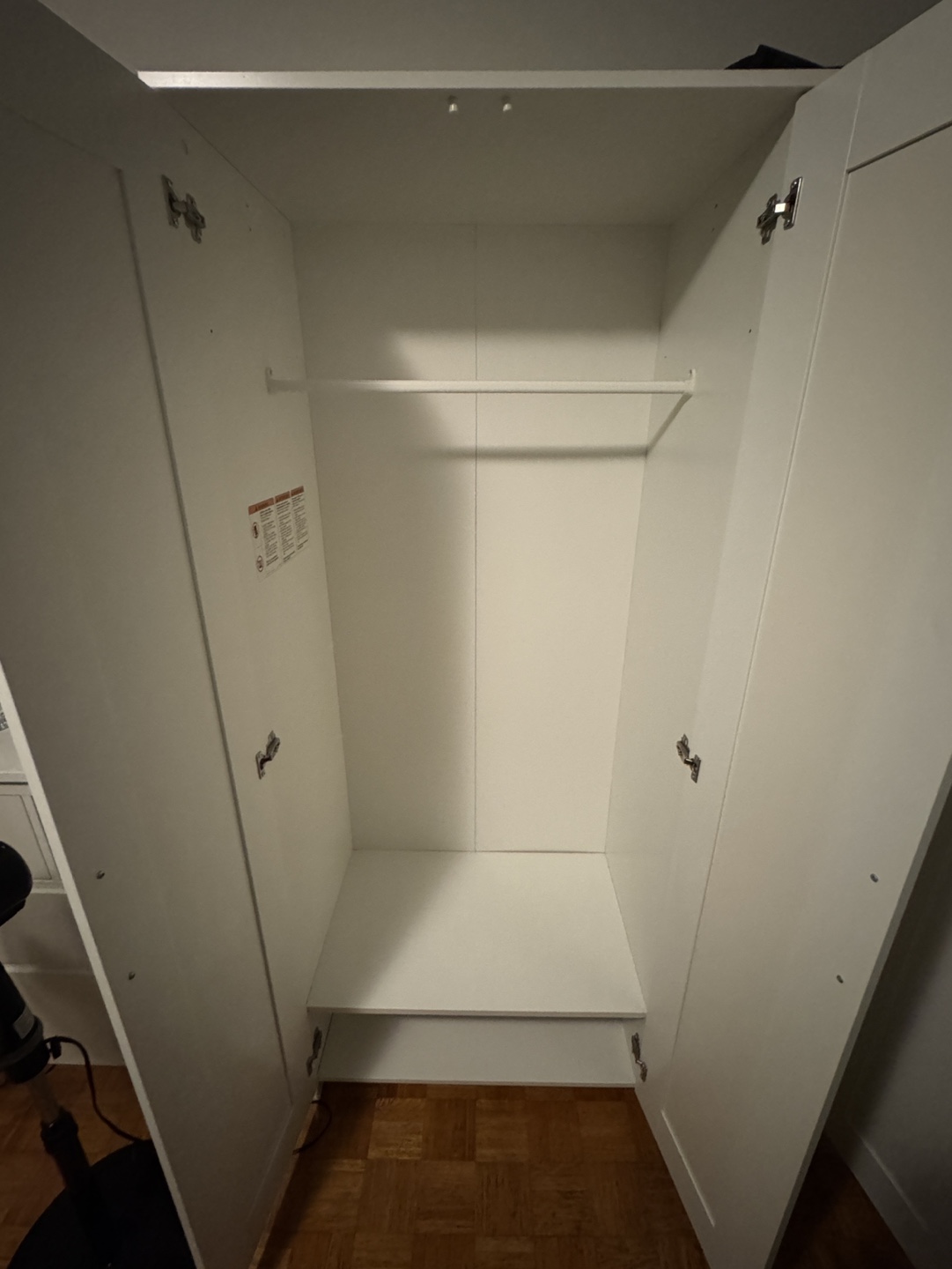 IKEA Brimnes White Wardrobe - photo 3