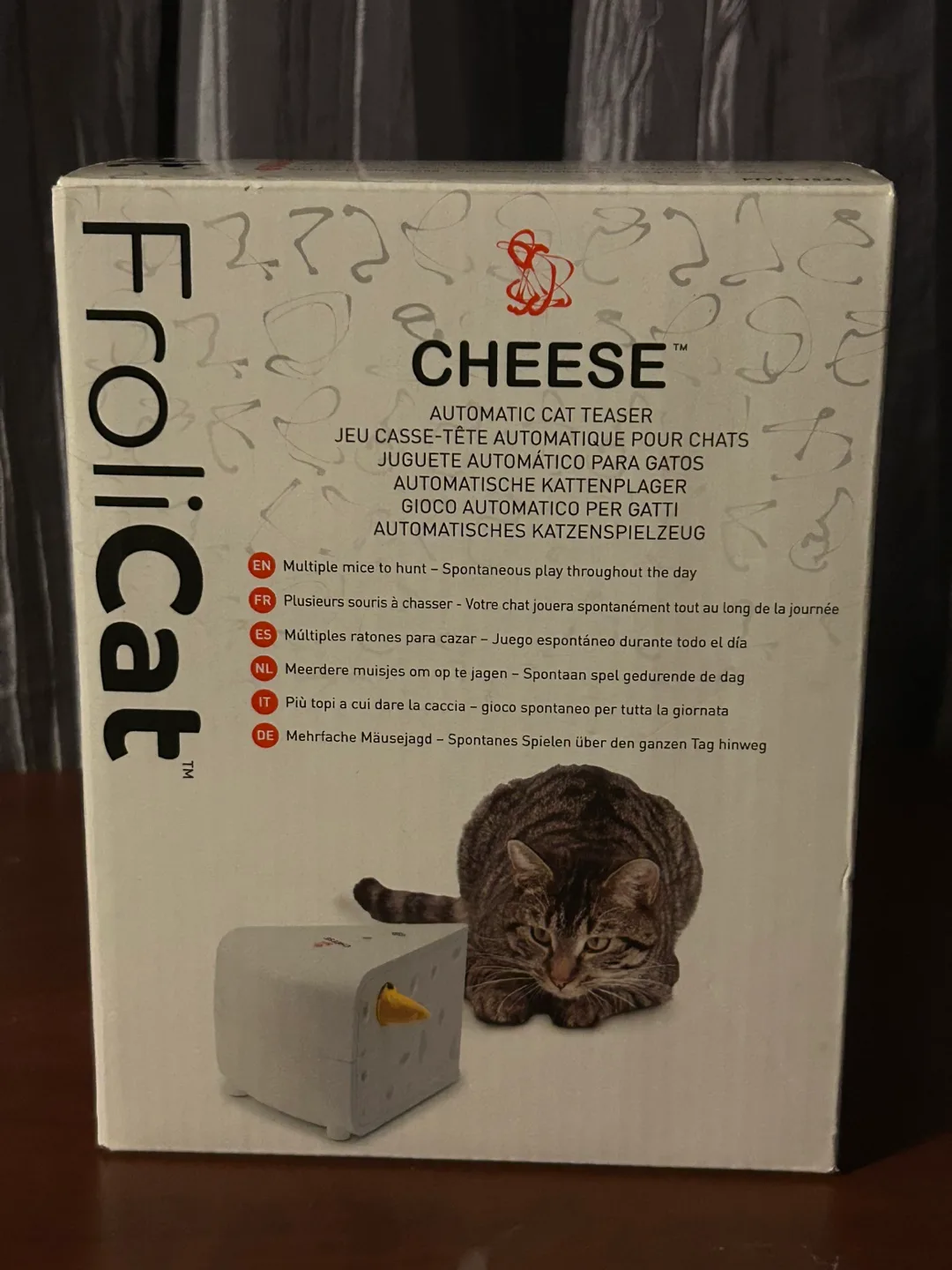Frolicat Cheese Automatic Cat Teaser Toy image indicator(2)