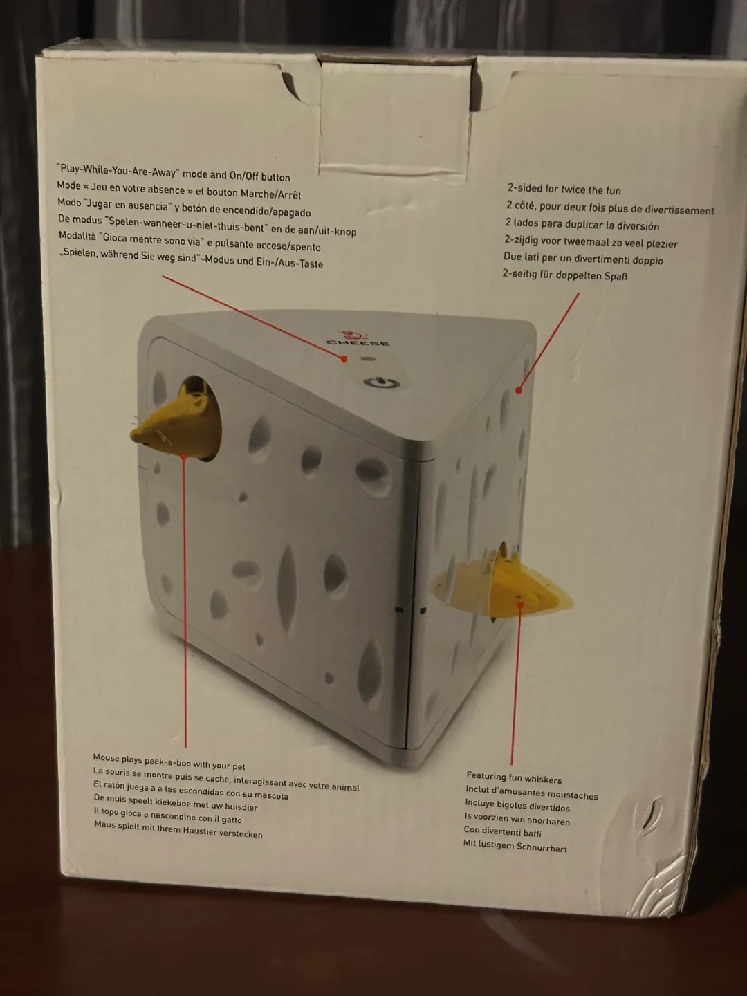 Frolicat Cheese Automatic Cat Teaser Toy image indicator(4)