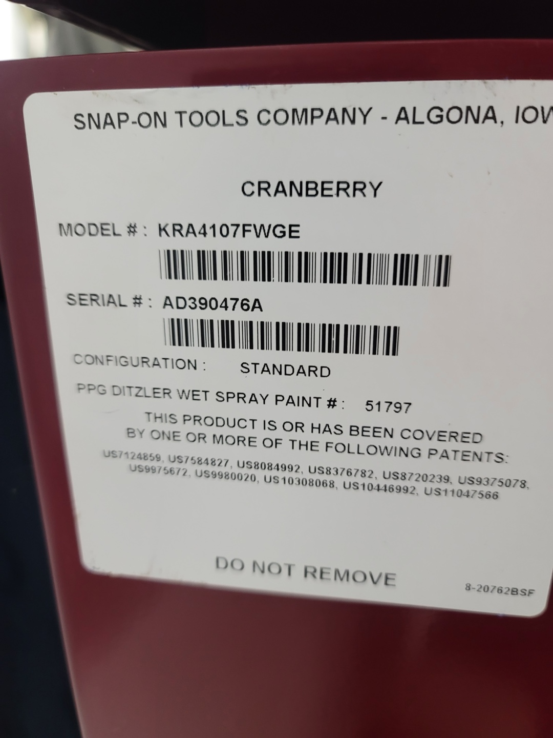 Brand new TOP AND BOTTOM Snap-On toolbox. - photo 4