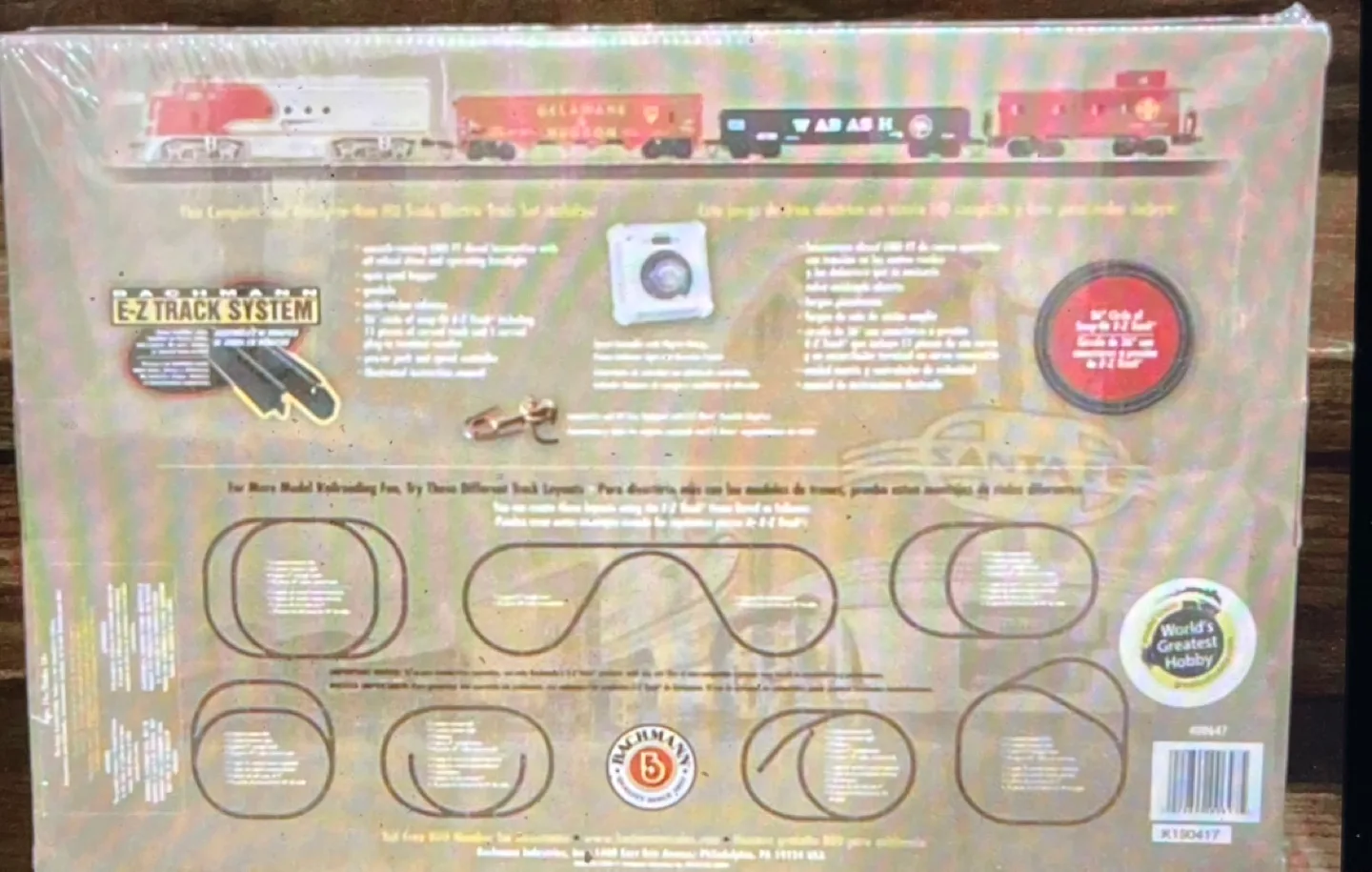 REDUCED Bachmann  🚂 Santa Fe Flyer to-Run HO Scale Train Set image indicator(3)