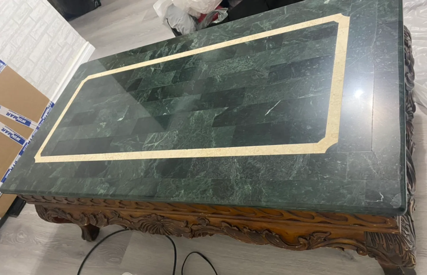 Marble coffee table set image indicator(2)