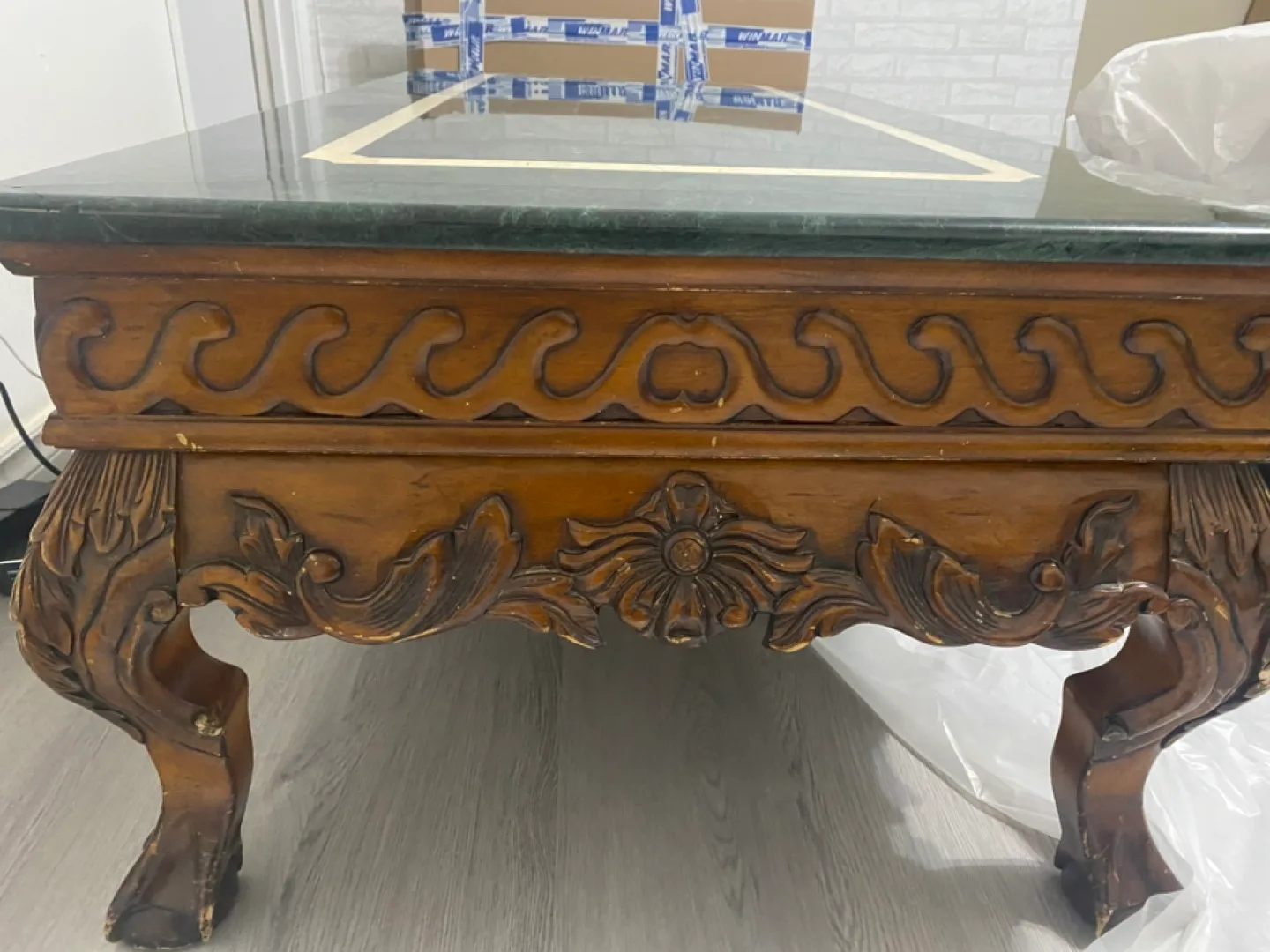 Marble coffee table set image indicator(5)