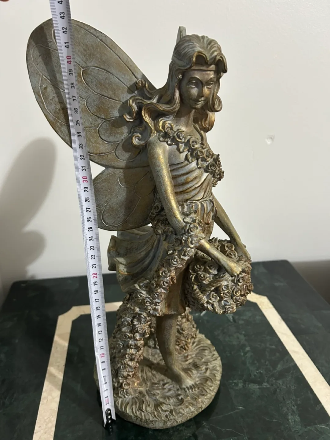 Beautiful Gold Fairy Figurine Statue image indicator(6)