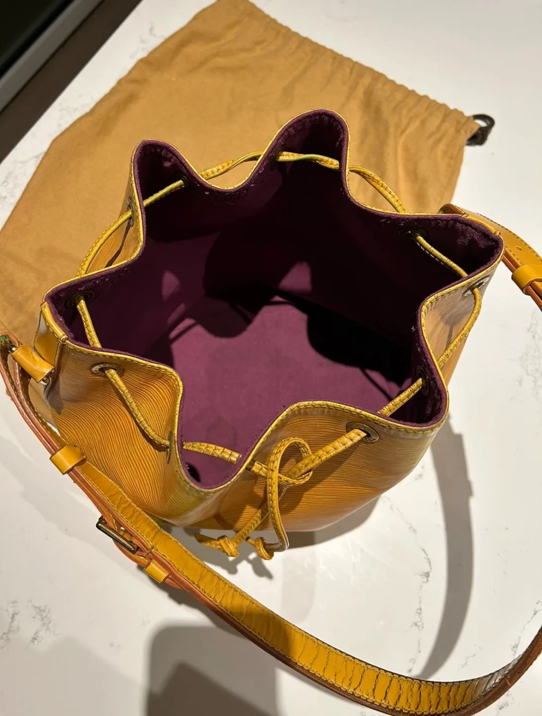 Louis Vuitton Epi Leather Bucket Bag image indicator(4)