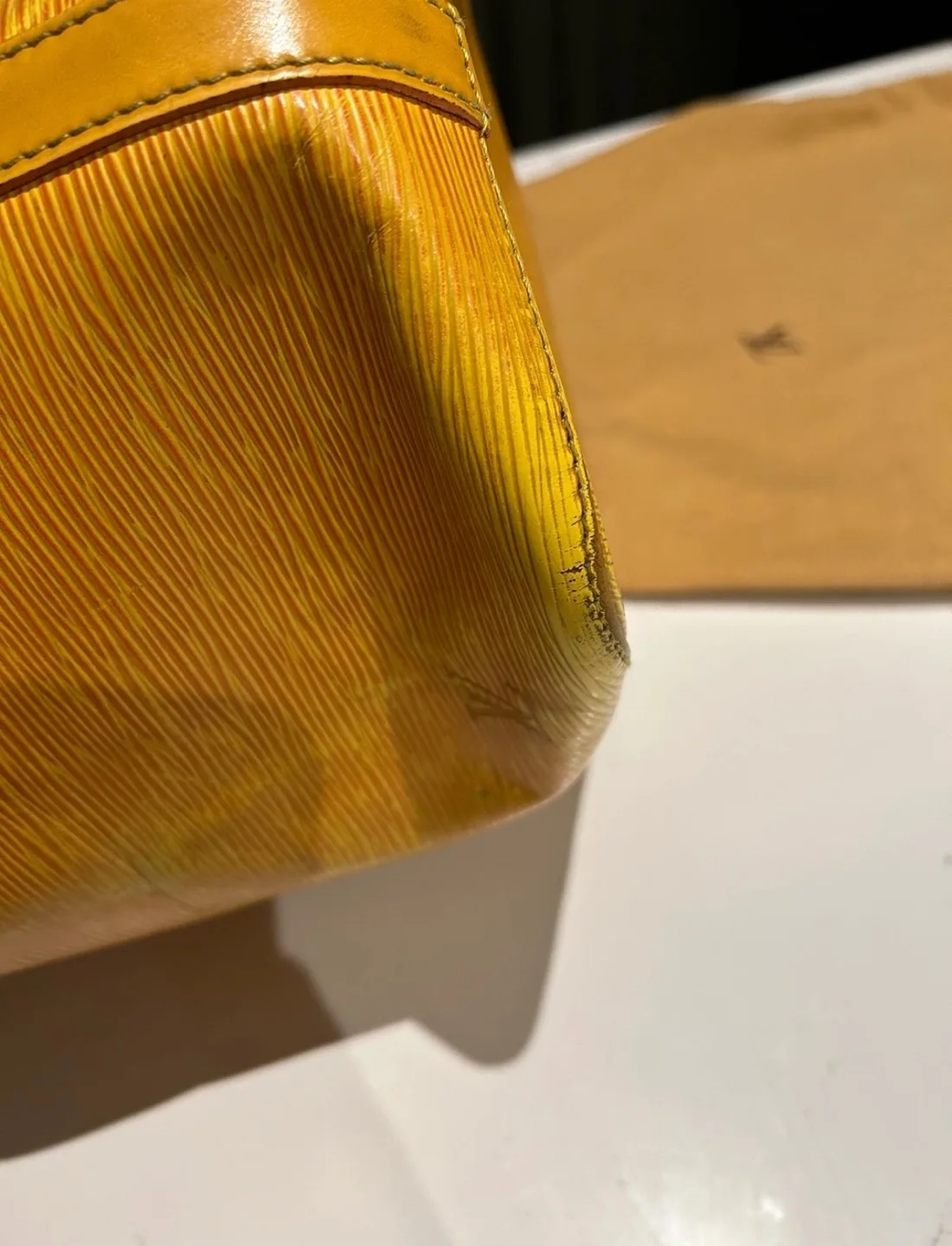 Louis Vuitton Epi Leather Bucket Bag image indicator(10)