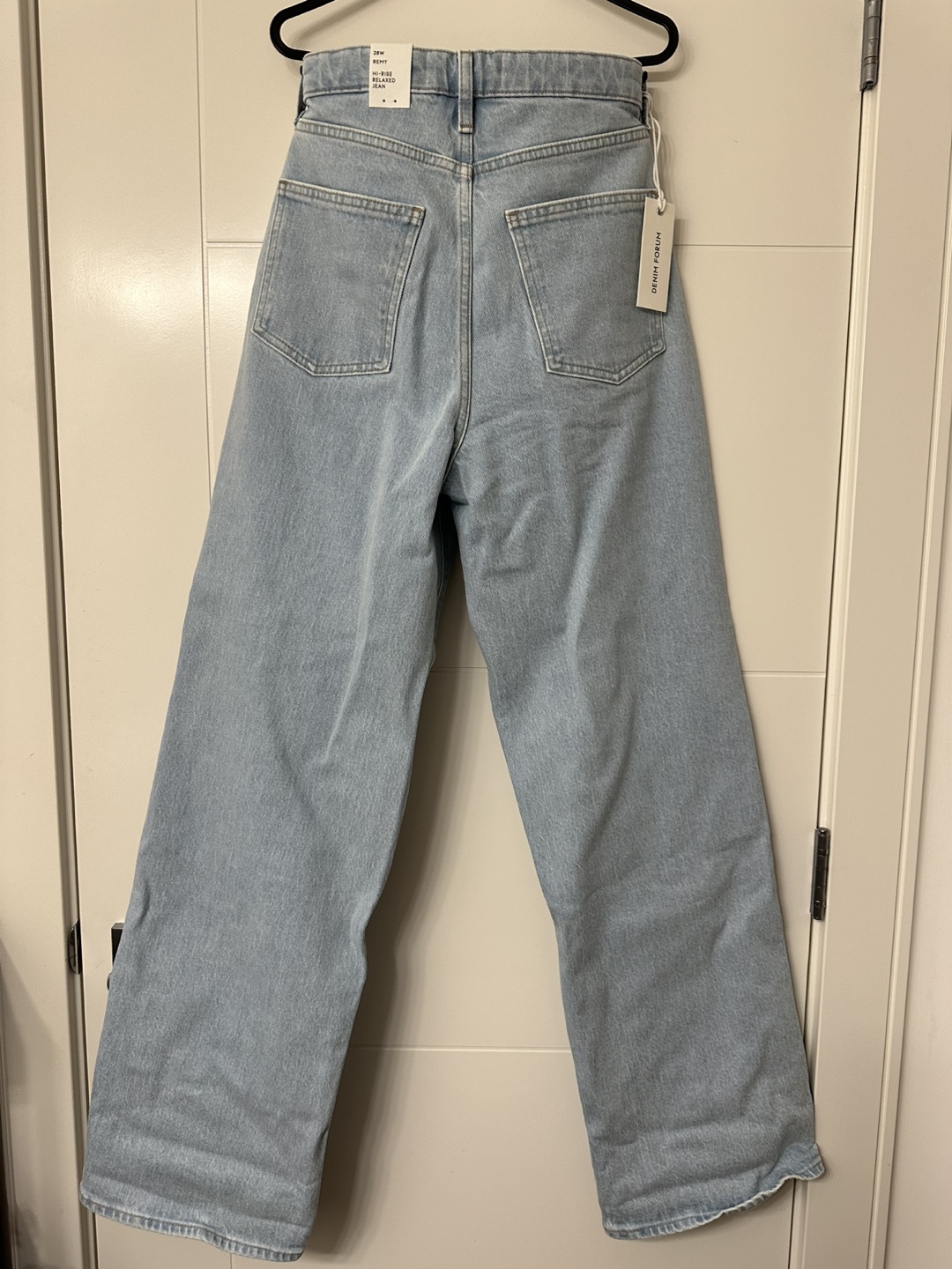 Denim Forum Remy Hi-Rise Relaxed Jeans - Size 28W - photo 2