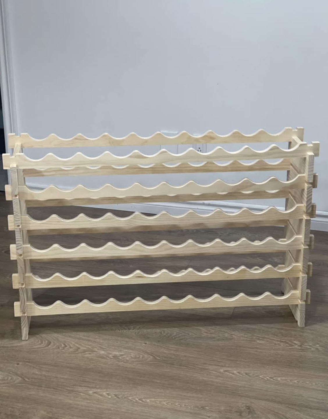 Wooden Wine Rack - Holds 60 Bottles - photo 4