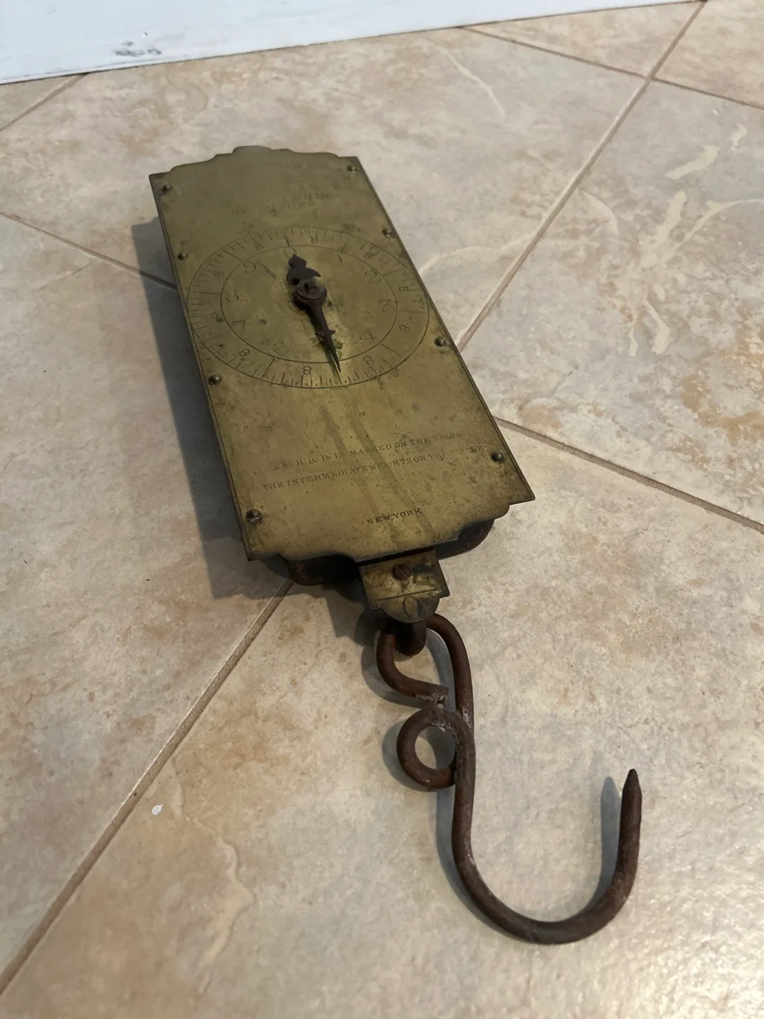 Antique Chatillon Spring Scale - 12 lb Capacity image indicator(2)