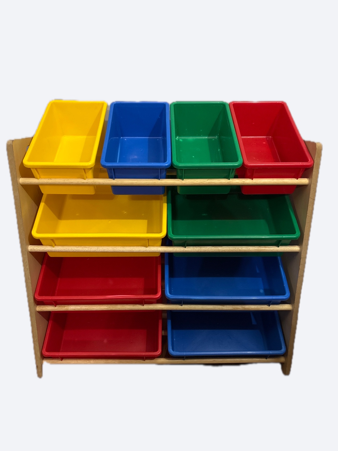 Kids Toy Organizer with Colorful Bins