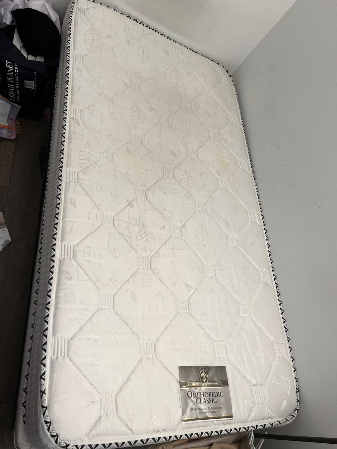 Single Bed frame, box spring and Orthopedic Mattress - photo 2