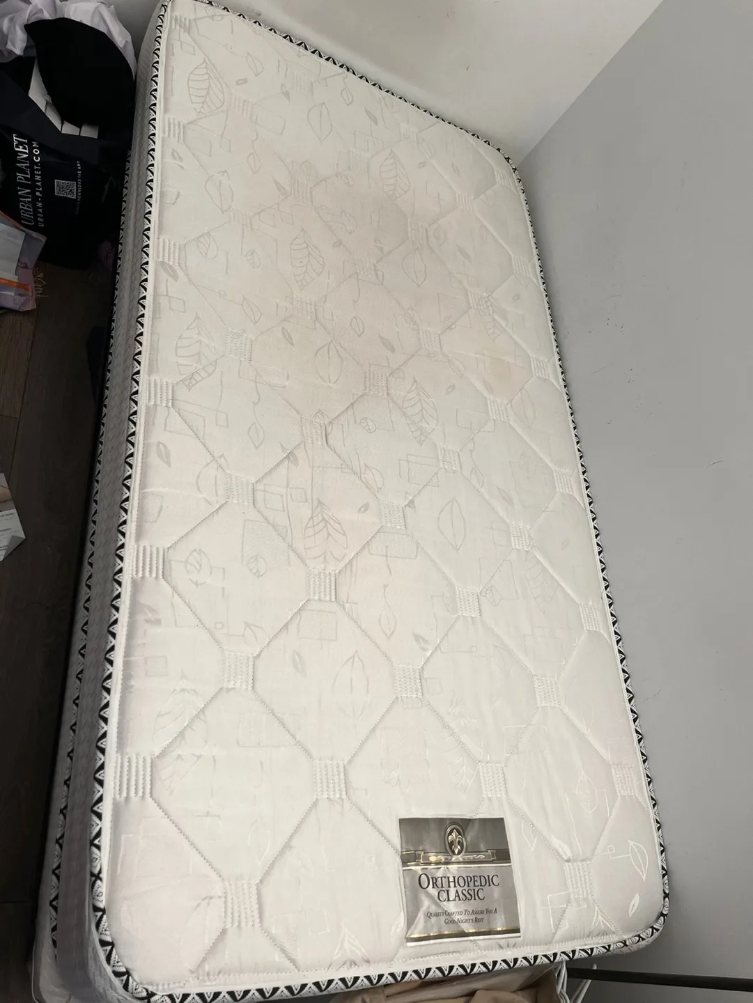 Single Bed frame, box spring and Orthopedic Mattress image indicator(2)