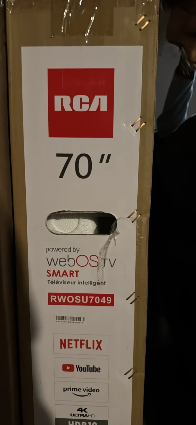 RCA 70" Smart TV - WebOS image indicator(2)