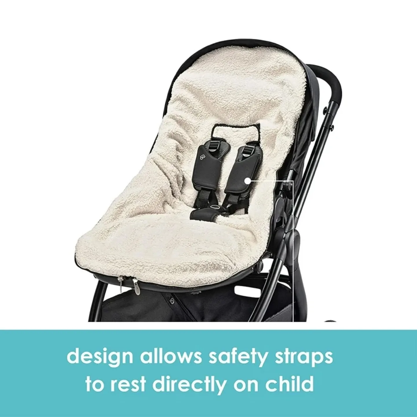 JJ Cole Stroller Blanket - Black image indicator(5)