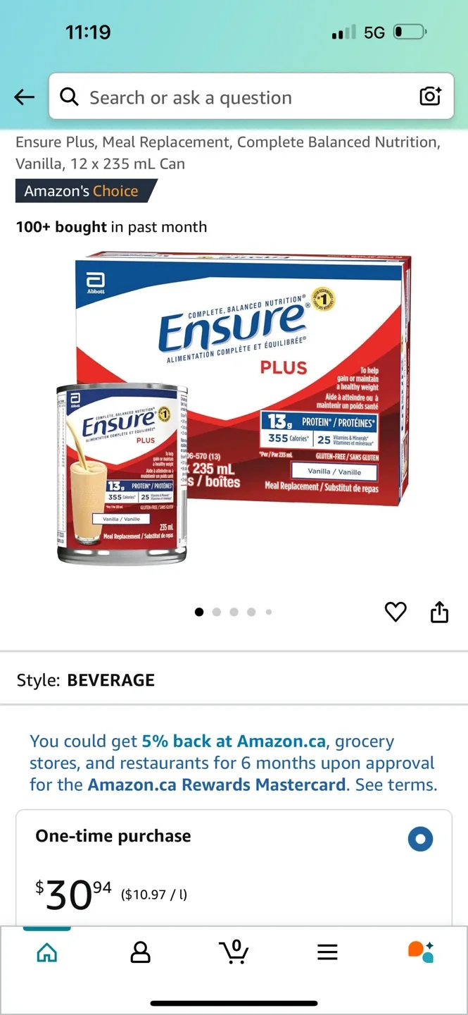 Bulk lot of Ensure Plus Nutritional Drinks image indicator(6)