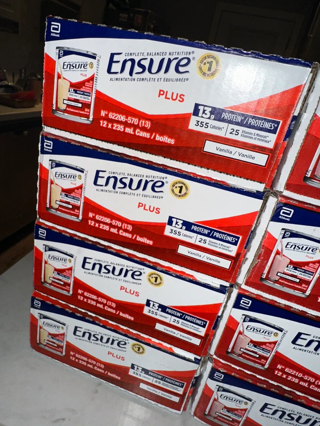 Bulk lot of Ensure Plus Nutritional Drinks image indicator(3)
