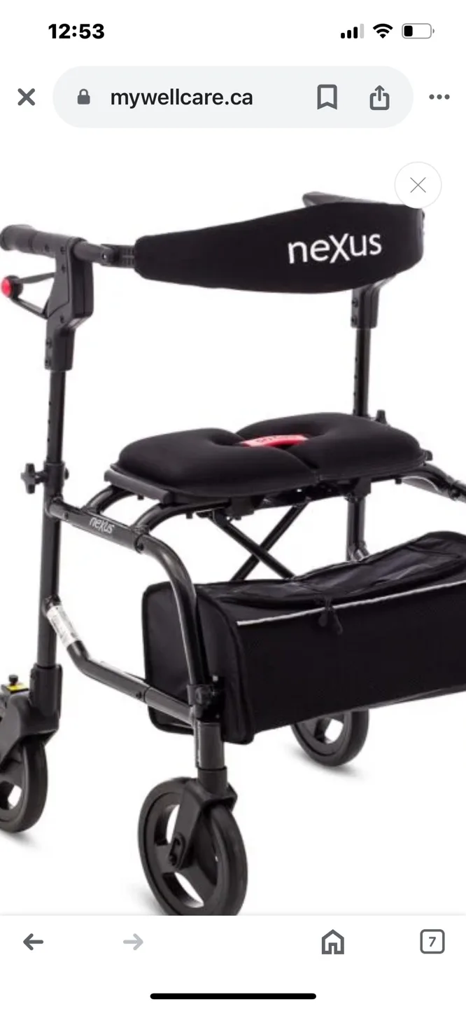 Shoppers Nexus 3 Rollator - Black image indicator(2)