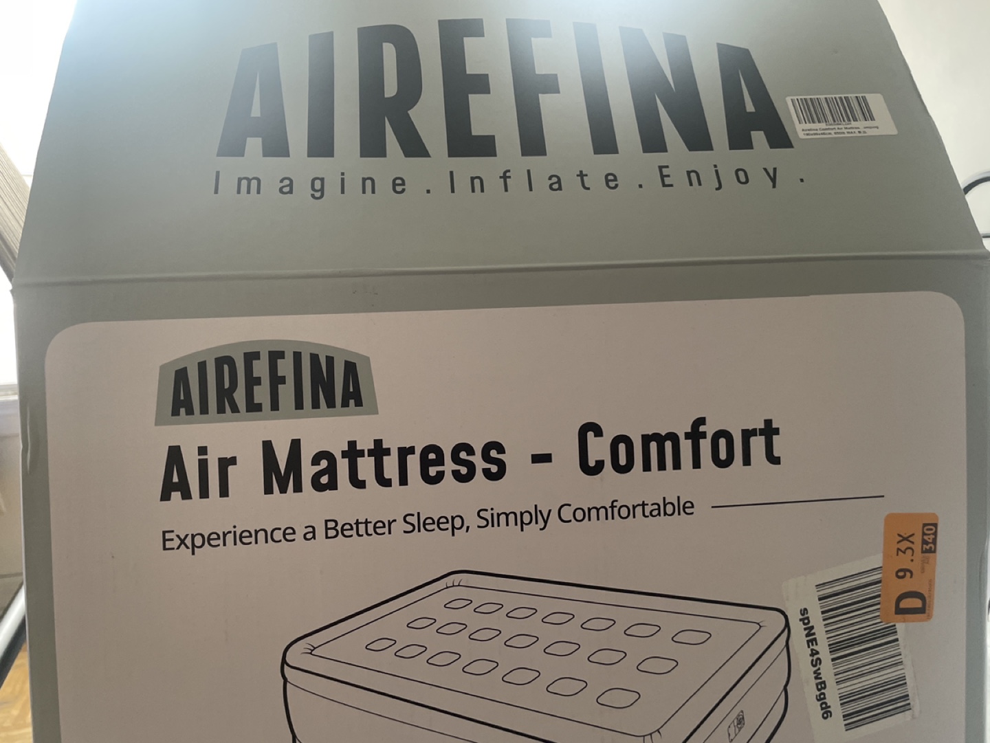 AIREFINA Air Mattress with electric integrated pump - Comfort