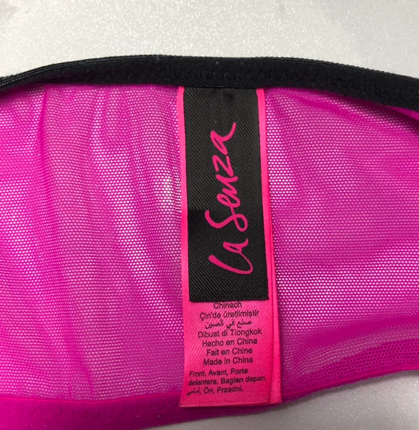 La Senza Pink Lace Bralette Size L image indicator(5)