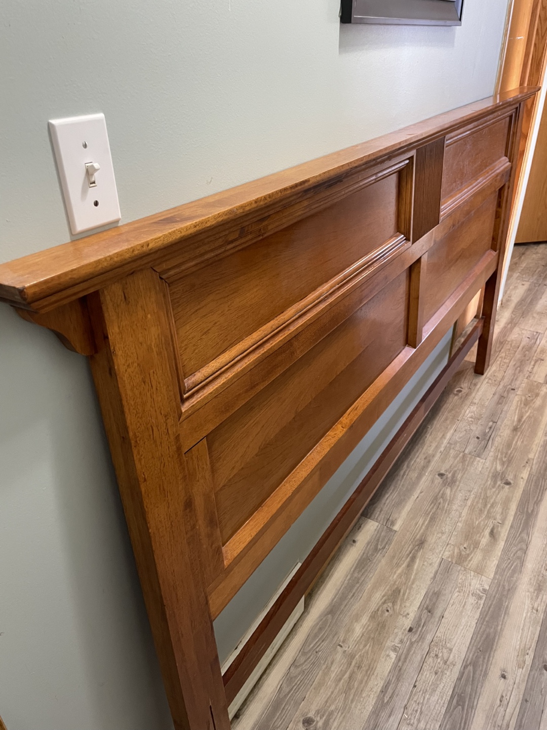 King Headboard - Solid Wood (Danish Oak) - photo 2