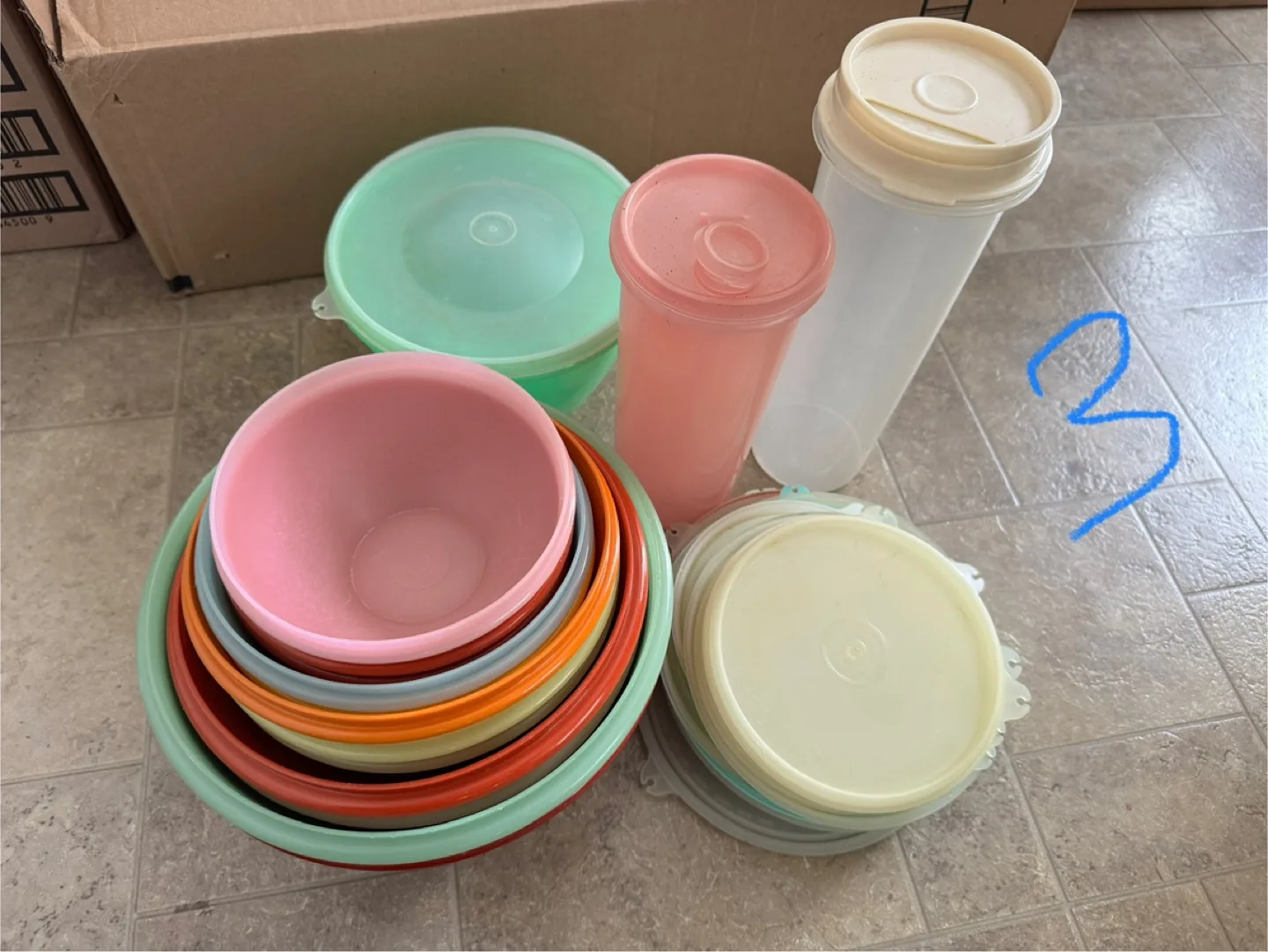 Vintage Tupperware Bowls and Containers thumbnail