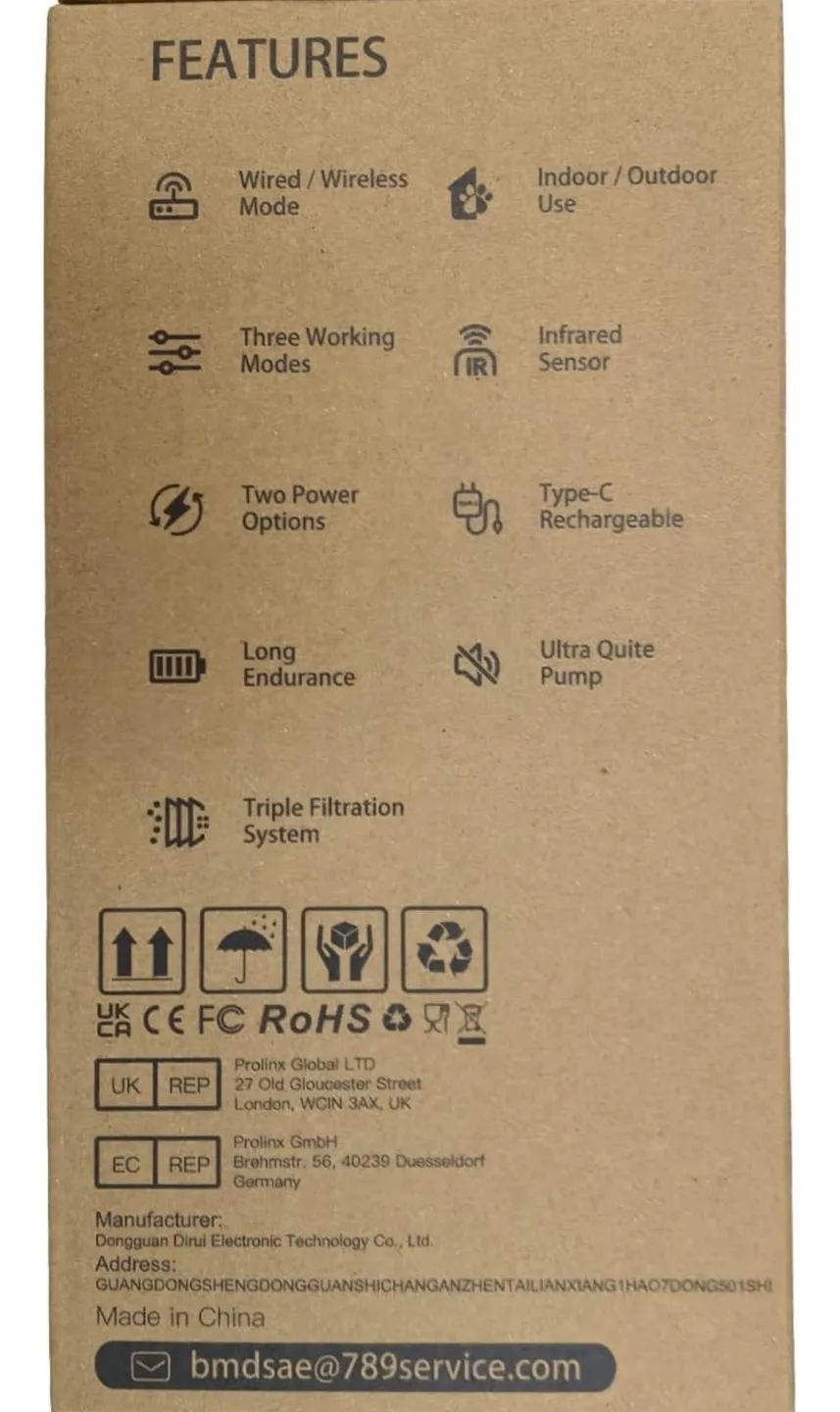 GiottoHun Pet Water Fountain - Automatic Cat Dog Water Dispenser image indicator(9)