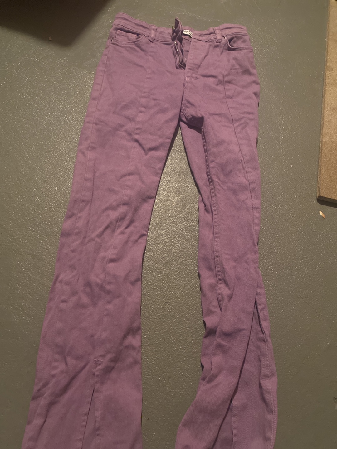 Purple Flare Jeans