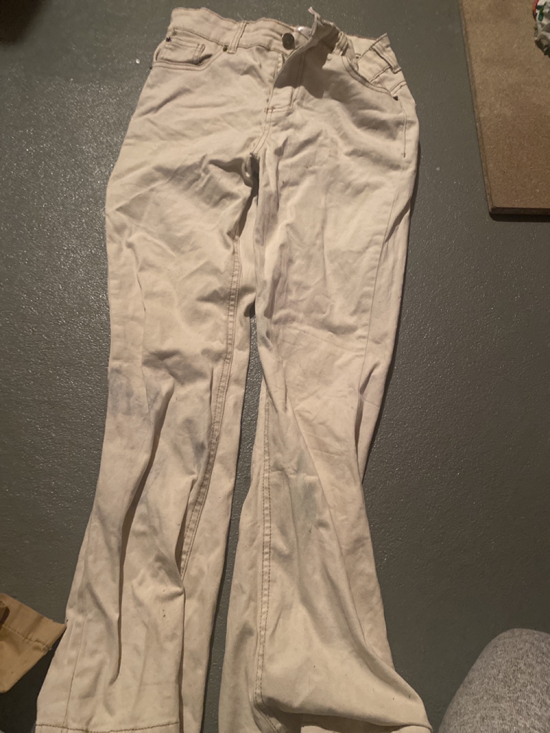 Cream Colored Jeans
