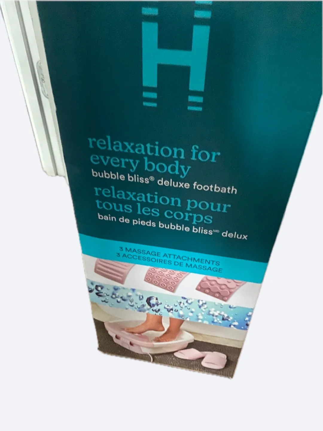 New Homedics Bubble Bliss Deluxe Footbath image indicator(2)