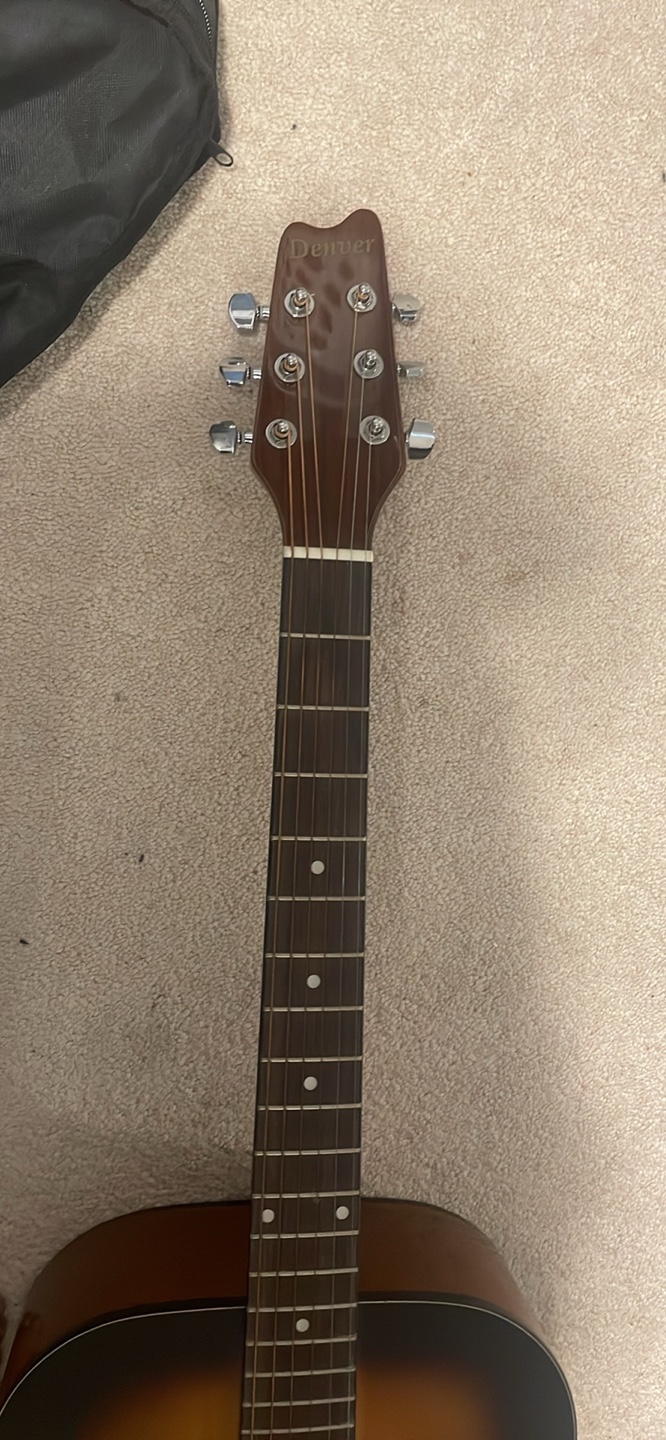 Denver Acoustic Guitar with Gig Bag - photo 3