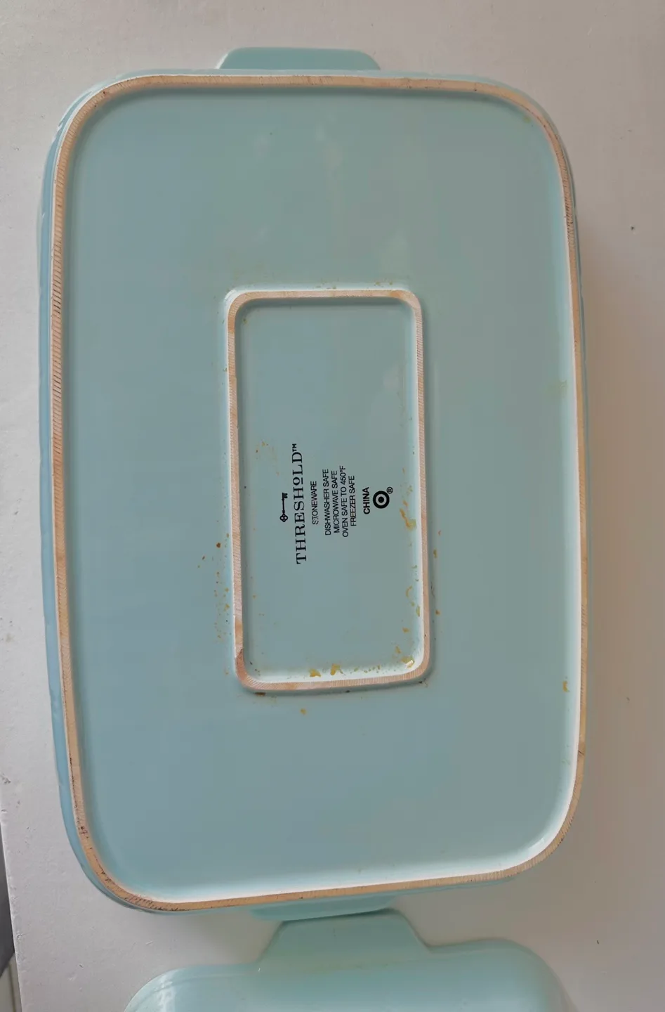 Set of 2 Threshold brand Ceramic Light Blue Ceramic Bake Pans image indicator(6)