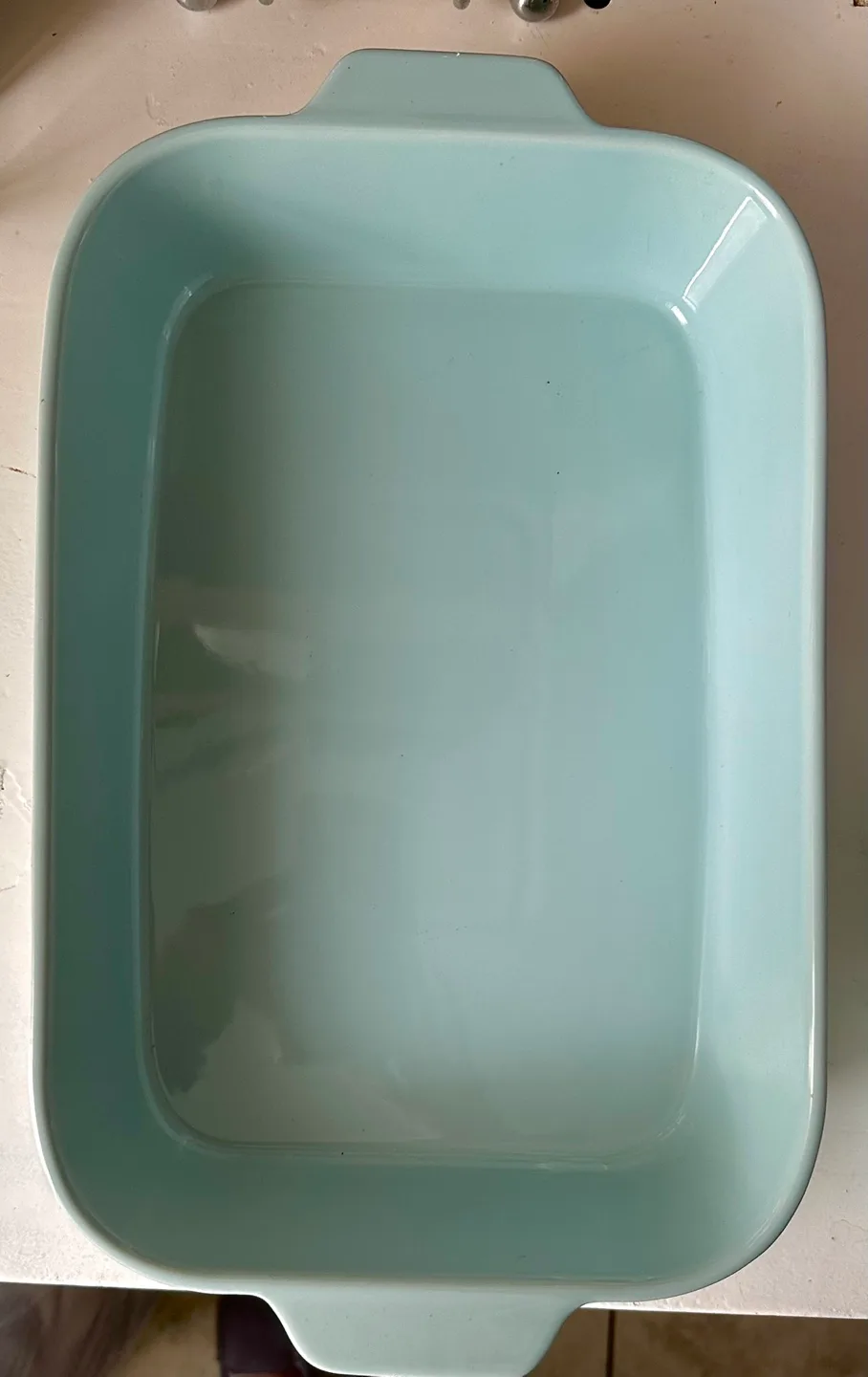 Set of 2 Threshold brand Ceramic Light Blue Ceramic Bake Pans image indicator(3)