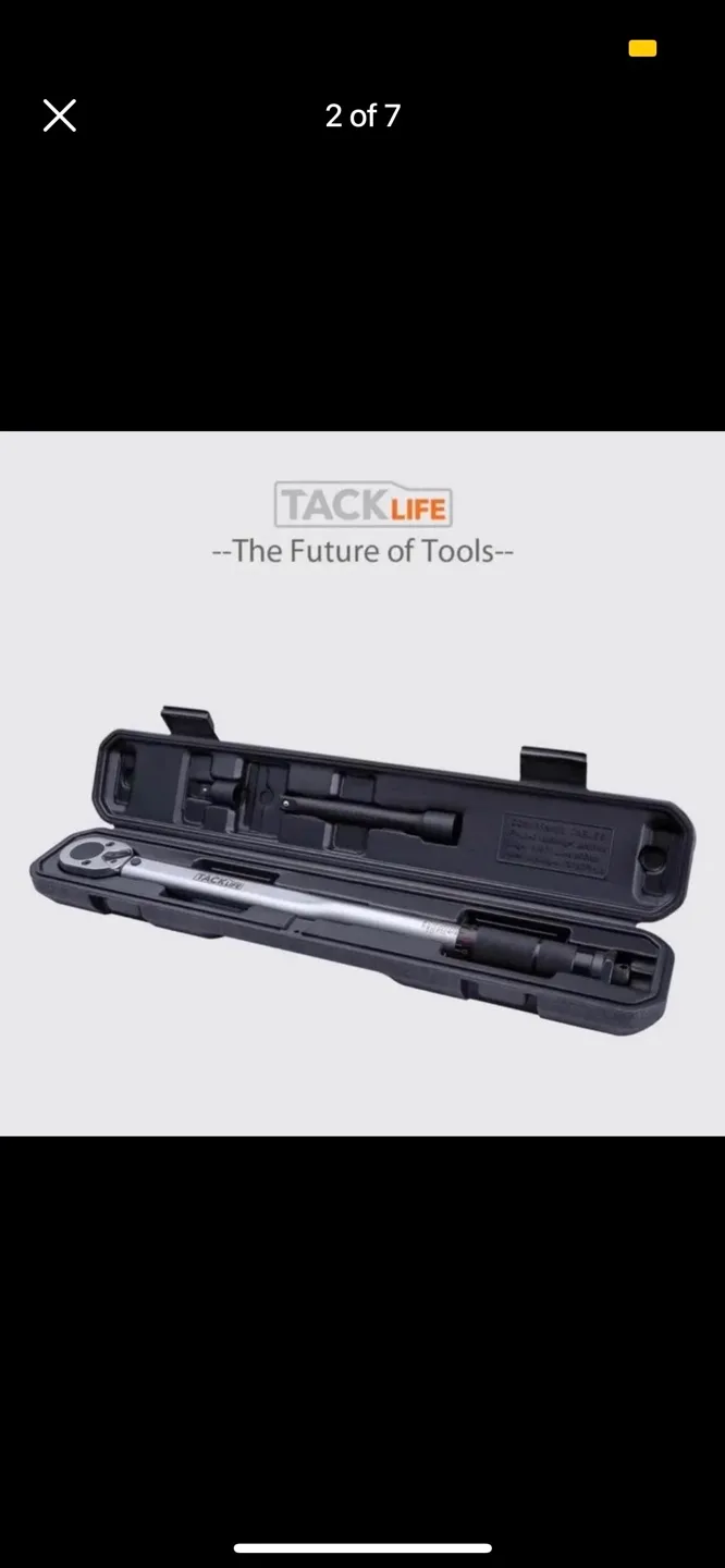 Tacklife Torque Wrench Set with Case 3/8” image indicator(4)