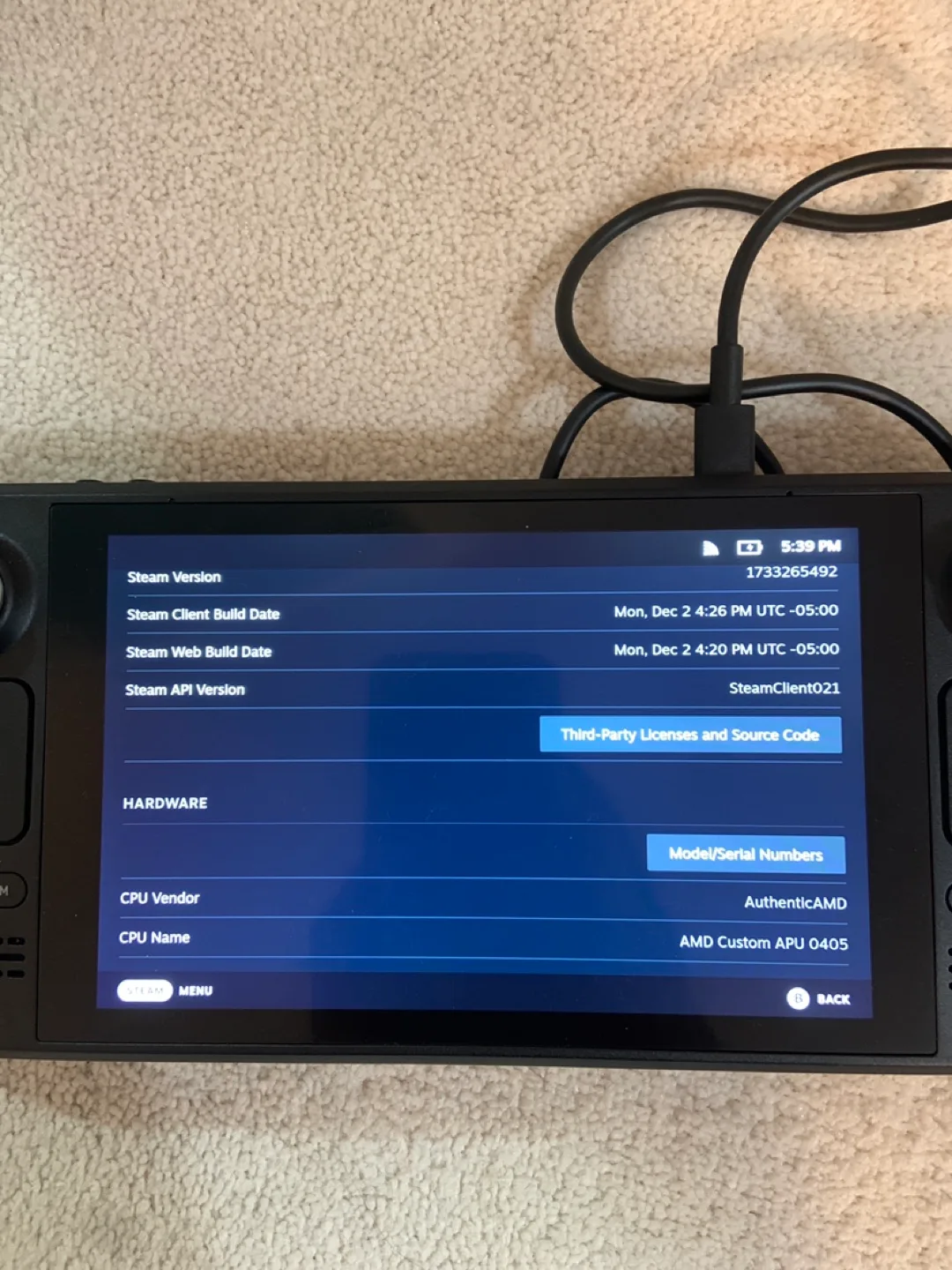 Steam Deck 512GB - New image indicator(6)