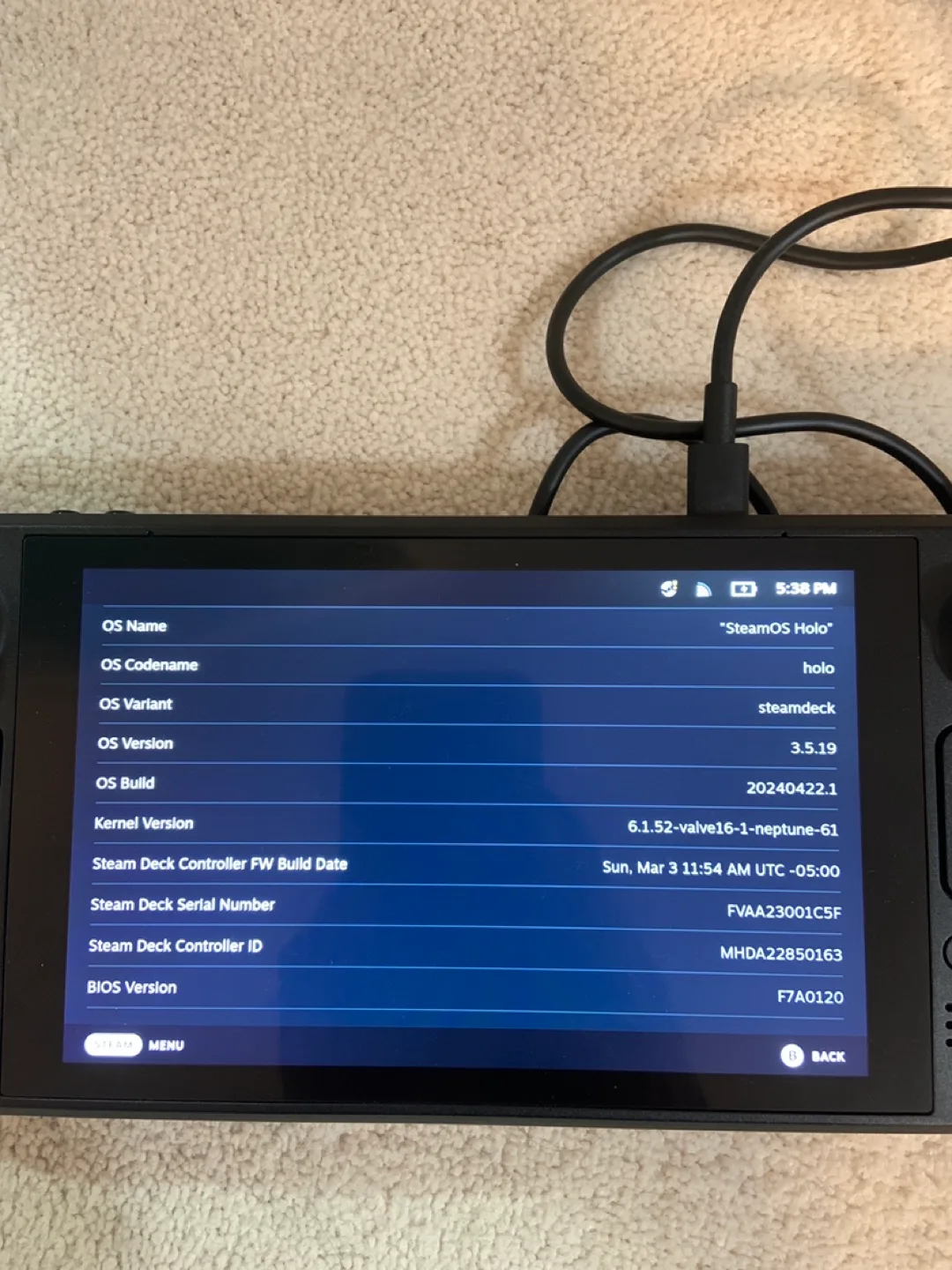 Steam Deck 512GB - New image indicator(5)