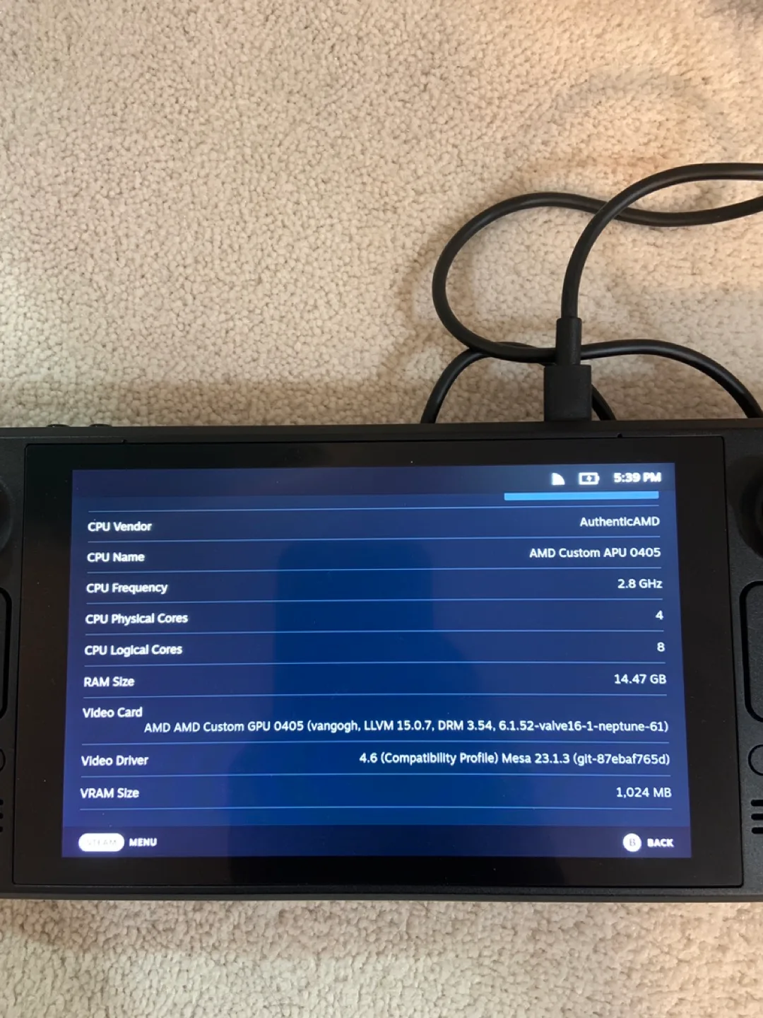 Steam Deck 512GB - New image indicator(7)