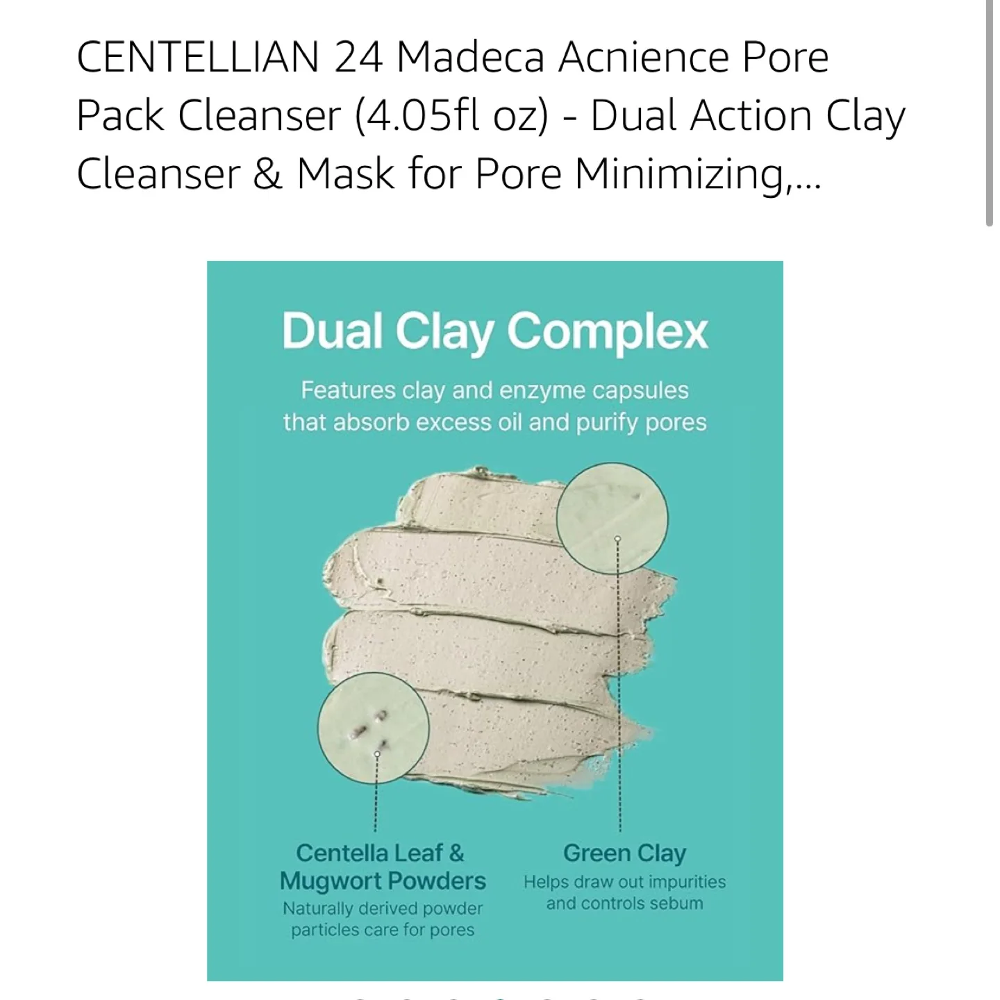 Centellian 24 Madeca Acnience Pore Pack Cleanser Set image indicator(4)