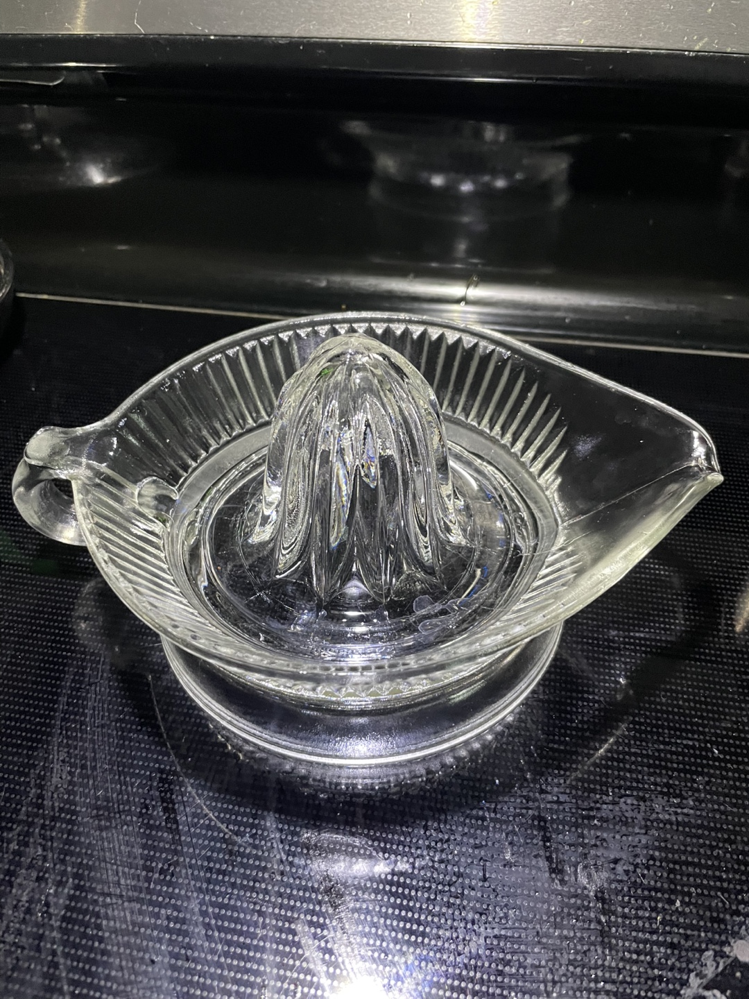 Vintage Glass citrus Juicer
