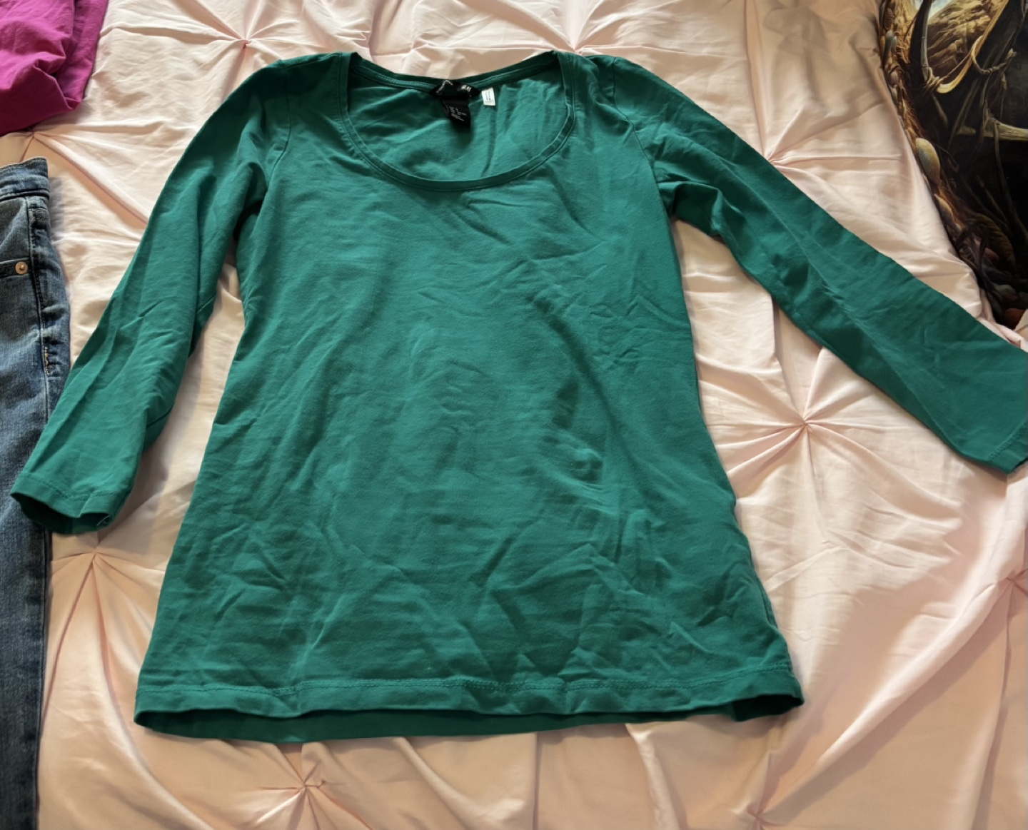 Women's Teal Long Sleeve Shirt - photo 2