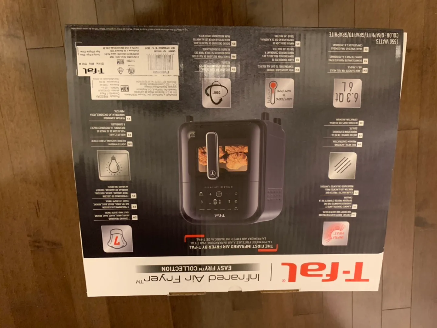 T-fal Infrared Air Fryer - 6.3 Qt image indicator(2)