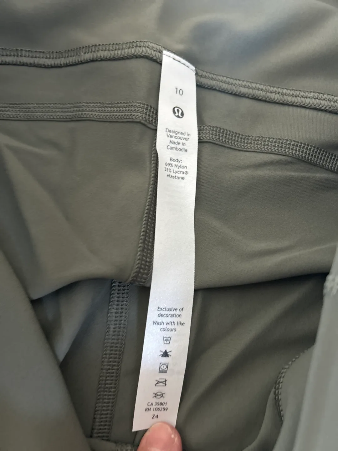 Lululemon Align™ HR 7/8 Leggings - Size 10 - Dark Olive image indicator(3)