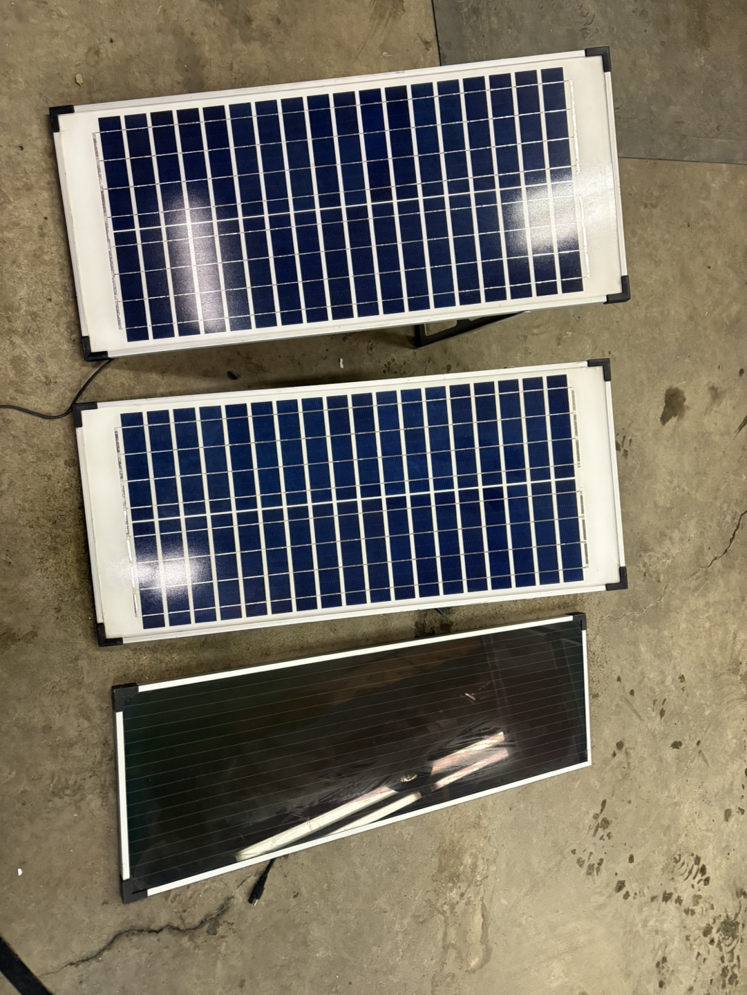 Three Solar Panels