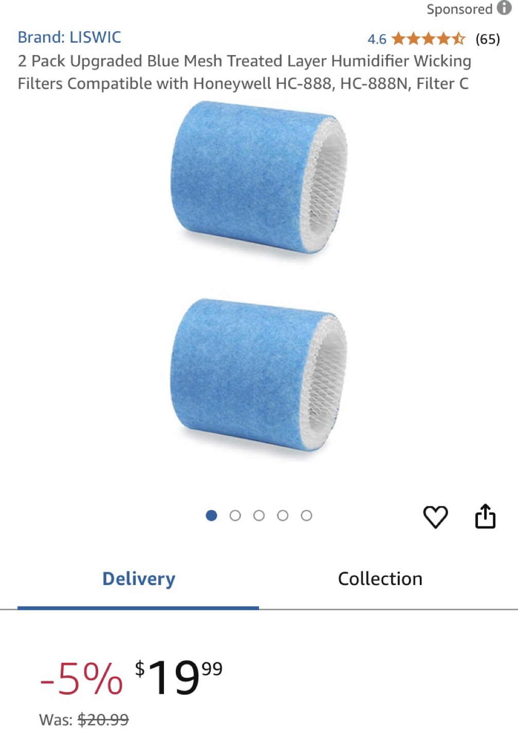 Honeywell Humidifier Wick Filter Replacements - photo 2