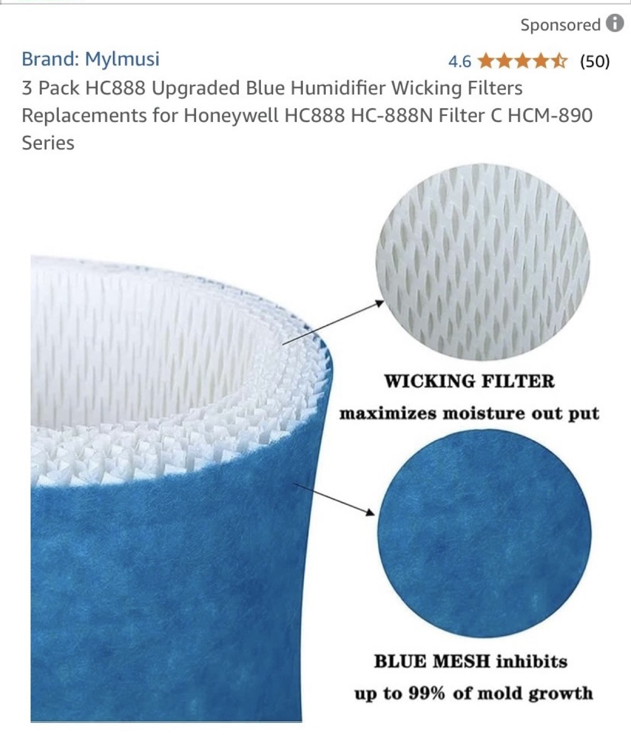 Honeywell Humidifier Wick Filter Replacements - photo 3