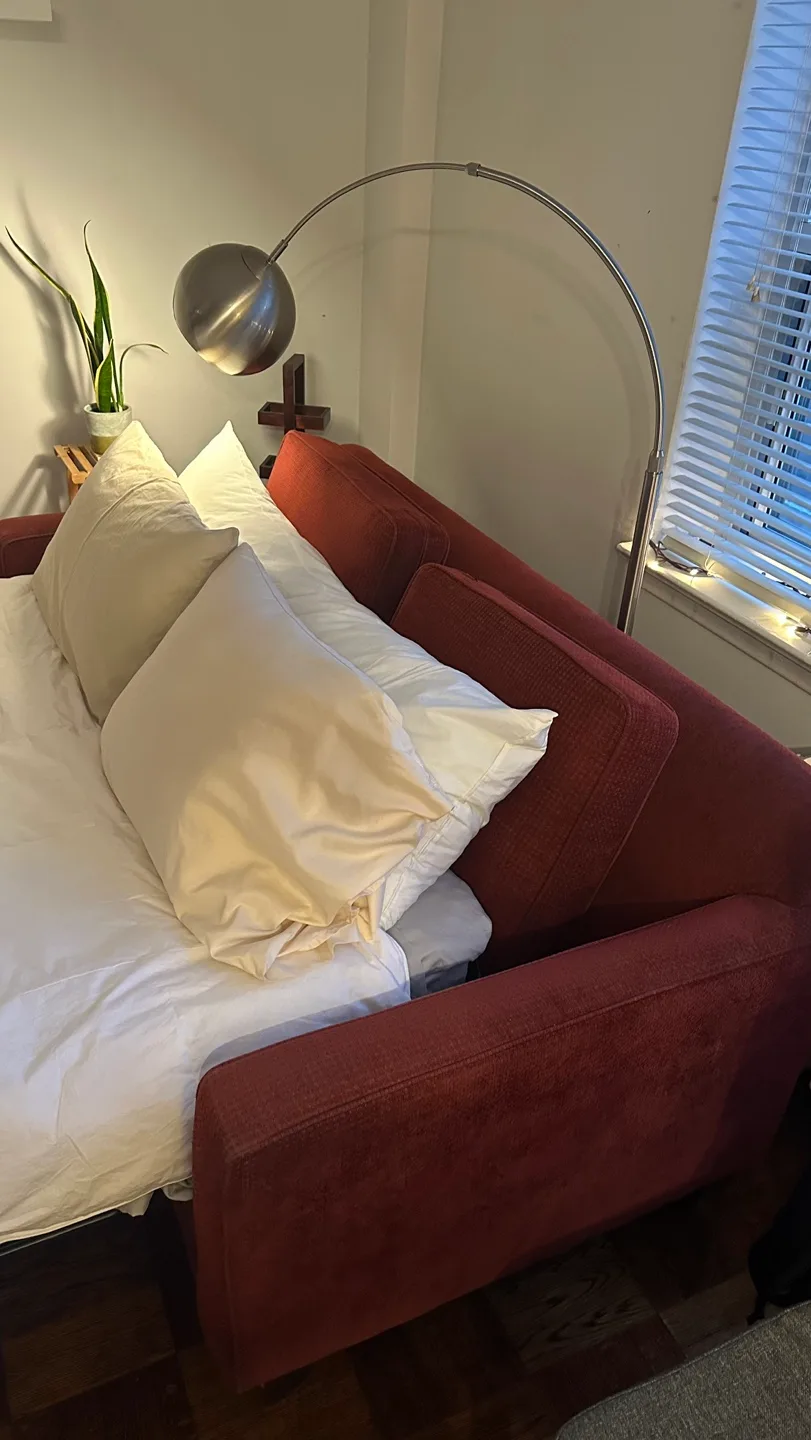 Burgundy Sofa and Ottoman Set image indicator(7)